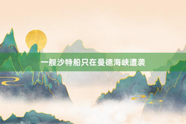 一艘沙特船只在曼德海峡遭袭