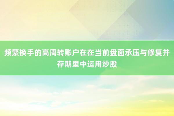 频繁换手的高周转账户在在当前盘面承压与修复并存期里中运用炒股