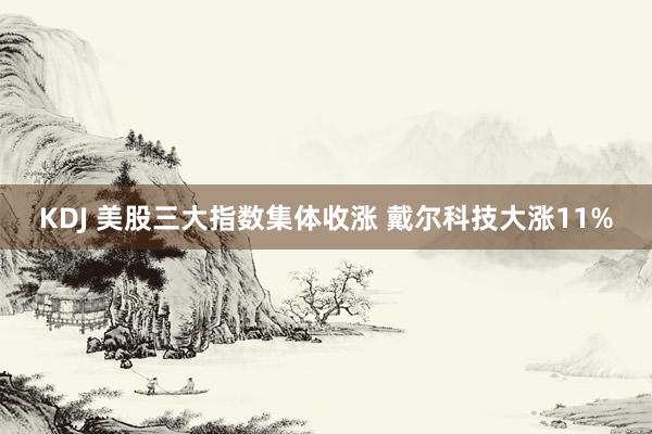 KDJ 美股三大指数集体收涨 戴尔科技大涨11%